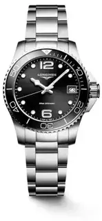 Longines Longines HydroConquest L33704566 32mm Stainless steel Black
