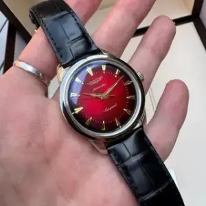 Longines Longines Conquest Heritage L16514092 40mm Stainless steel Red
