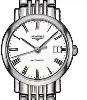 Longines Longines Elegant L4.309.4.11.6 26mm Stainless steel White