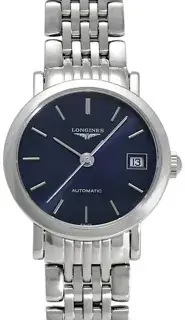 Longines Longines Elegant L4.309.4.92.6 25.5mm Stainless steel Blue