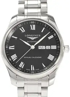 Longines Longines Master Collection L2.920.4.51.6 42mm Stainless steel Black