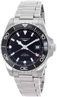 Longines Longines HydroConquest L3.790.4.56.6 41mm Stainless steel Black