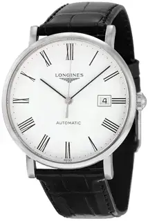 Longines Longines Elegant L4.910.4.11.2 39mm Stainless steel White