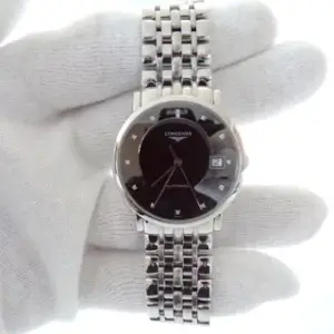 Longines Longines Elegant L4.809.4.57.6 34.5mm Stainless steel Black