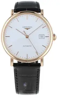 Longines Longines Elegant L4.787.8.12.4 37mm Rose gold White