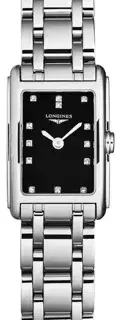 Longines Longines DolceVita L52584576 17.5mm Stainless steel Black