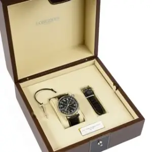 Longines Longines Heritage L2.779.4.53 49mm Stainless steel Black