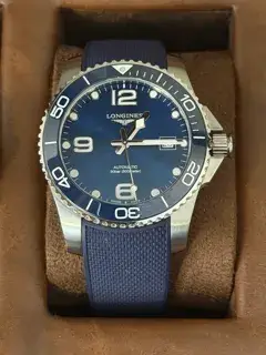 Longines Longines HydroConquest 21mm Stainless steel Blue