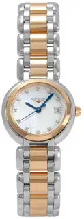 Longines Longines PrimaLuna L8.110.5.87.6 26.5mm Rose gold and Stainless steel White