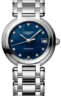 Longines Longines PrimaLuna L81114986 26.5mm Stainless steel Blue