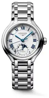 Longines Longines PrimaLuna L81264716 39mm Stainless steel Silver