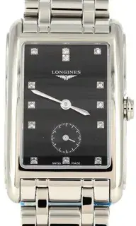 Longines Longines DolceVita L5.512.4.57.6 23mm Stainless steel Black