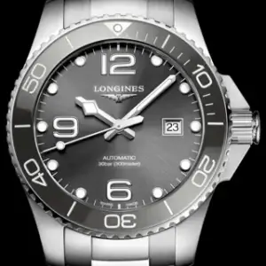 Longines Longines HydroConquest L3.782.4.76.6 43mm Stainless steel Gray, Price & Market Data