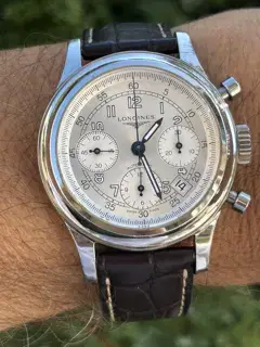 Longines Longines Heritage 40mm Stainless steel Silver