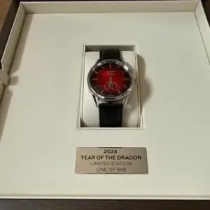 Longines Longines Flagship Heritage L4.815.4.09.2 38.5mm Stainless steel Red