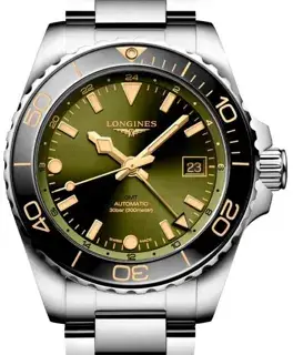 Longines Longines HydroConquest L3.790.4.06.6 41mm Stainless steel Green
