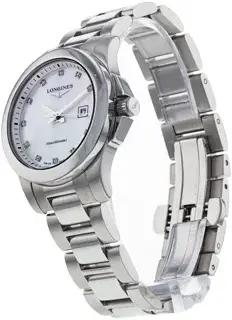 Longines Longines Conquest L3.277.4.87.6 29.5mm Stainless steel White