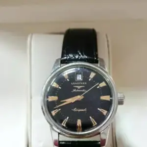 Longines Longines Conquest Heritage L1.645.4.524 40mm Stainless steel Black