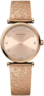 Longines Longines La Grande Classique L4.209.1.93.E 24mm Rose gold and PVD Pink