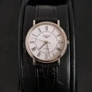 Longines Longines Presence L4.721.4.11.2 34mm Stainless steel White