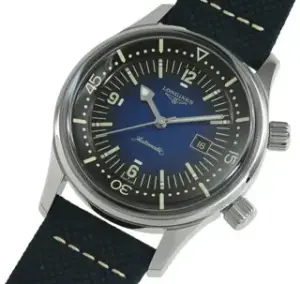 Longines Longines Heritage L3.374.4.90.2 36mm Stainless steel Blue