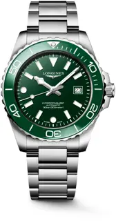 Longines Longines HydroConquest L3.788.4.06.6 42mm Stainless steel Green