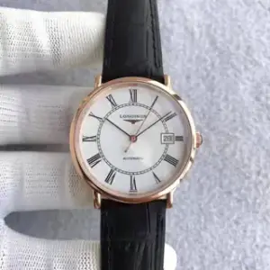 Longines Longines Elegant L4.787.8.11.4 37mm Rose gold White