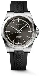 Longines Longines Conquest L38304529 41mm Stainless steel Black