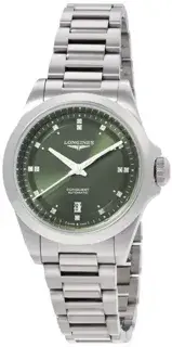 Longines Longines Conquest L3.320.4.07.6 30mm Stainless steel Green