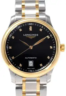 Longines Longines Master Collection L2.628.5.57.7 38mm Yellow gold and Stainless steel Black