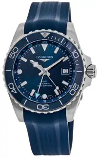 Longines Longines HydroConquest L3.890.4.96.9 43mm Stainless steel Blue