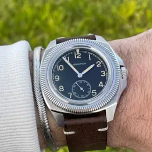 Longines Longines Heritage L2.838.4.53.0 43mm Stainless steel Black