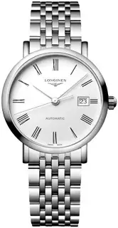 Longines Longines Elegant L4.310.4.18.6 29mm Stainless steel White