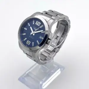 Longines Longines Conquest L3.776.4.99.6 39mm Stainless steel Blue