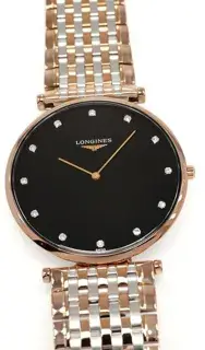 Longines Longines La Grande Classique L4.766.1.57.7 37mm Yellow gold Black