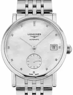 Longines Longines Elegant L4.312.4.87.6 34mm Stainless steel White