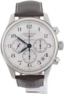 Longines Longines Master Collection L2.693.4.78.3 44mm Stainless steel Beige