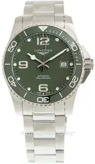 Longines Longines HydroConquest L3.781.4.06.6 41mm Stainless steel Green