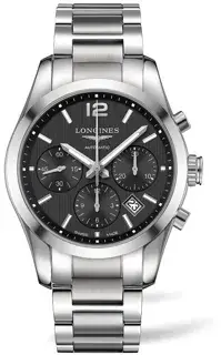 Longines Longines Conquest Classic L27864566 40mm Stainless steel Black