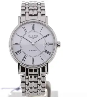 Longines Longines Presence L4.921.4.11.6 39mm Stainless steel White