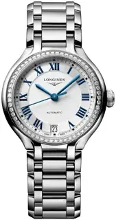 Longines Longines PrimaLuna L8.124.0.71.6 34mm Stainless steel Silver, Price & Market Data