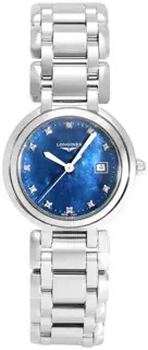 Longines Longines PrimaLuna L8.122.4.98.6 30mm Stainless steel Blue