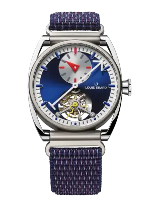 Louis Erard Le Régulateur Tourbillon Louis Erard x Alain Silberstein Blue
