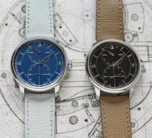 Louis Erard Régulateur Gravé Bleu