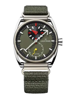 Louis Erard Le Régulateur Louis Erard x Alain Silberstein Khaki (Private)