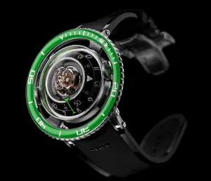 MB&F HM7 Aquapod Titanium Green