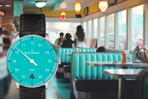 MeisterSinger Neo Plus 40mm Azure Blue