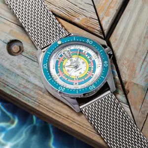 Mido Ocean Star Decompression Timer 1961 Turquoise Limited Edition