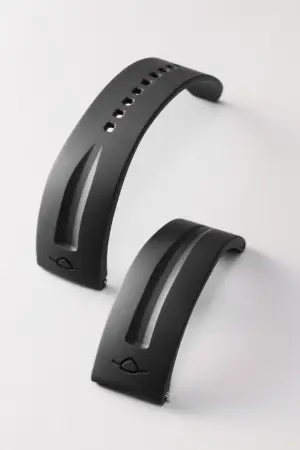 Ming Horologer MING - 20MM REGULAR - FKM RUBBER BLACK