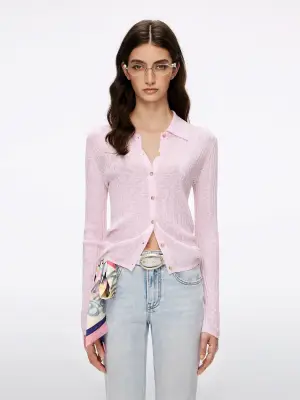 Miss Sixty Embroidered Knit Cardigan